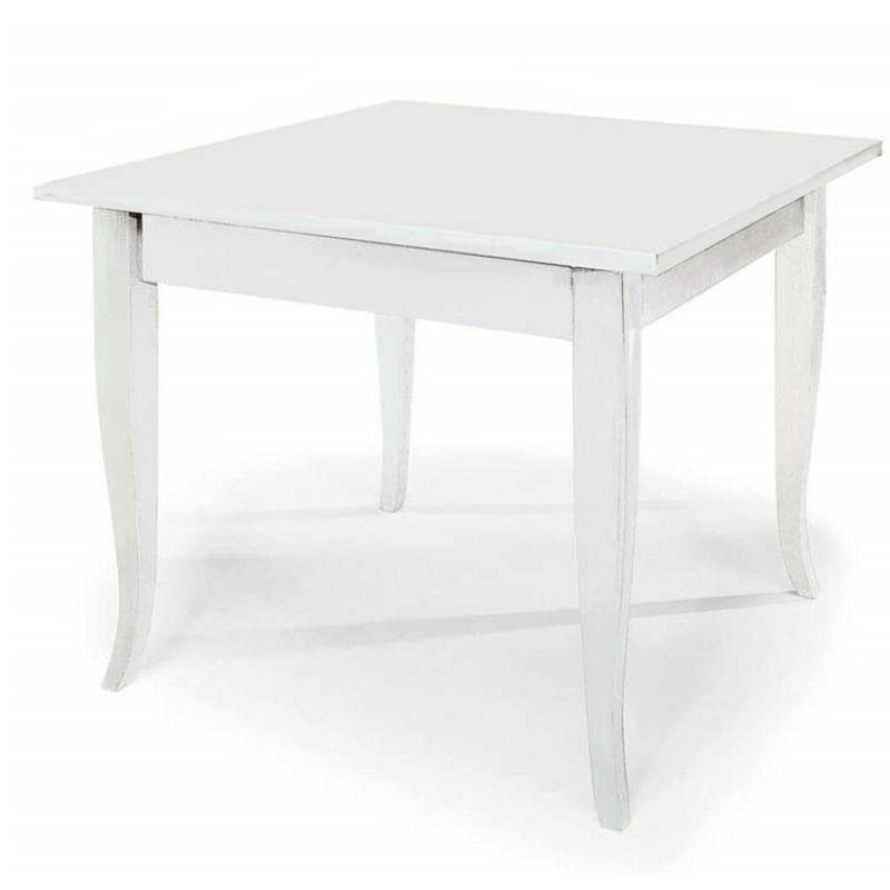 Tavolo bianco fisso 80x80 cm - La Dea Sedia
