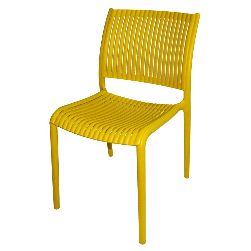 Set 4 sedie Zlata Colore giallo - La Dea Sedia