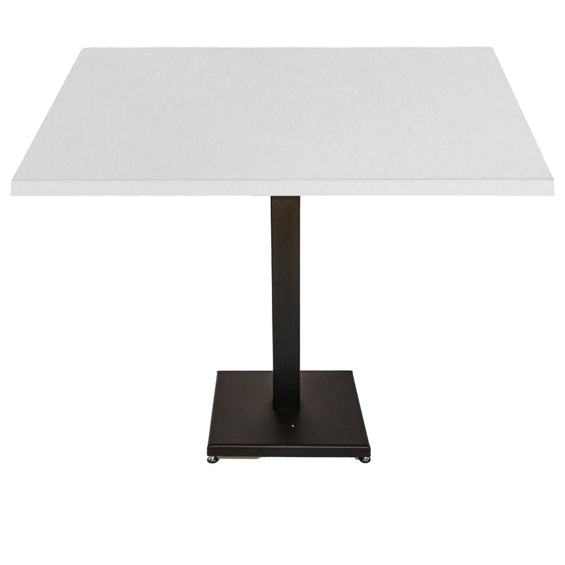 Tavolo Contract con piano in Melaminico 80x80 3.6 Piano Bianco - Kit base+tavolo