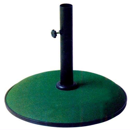Base Ombrellone Kroma rotonda verde 25 kg - La Dea Sedia