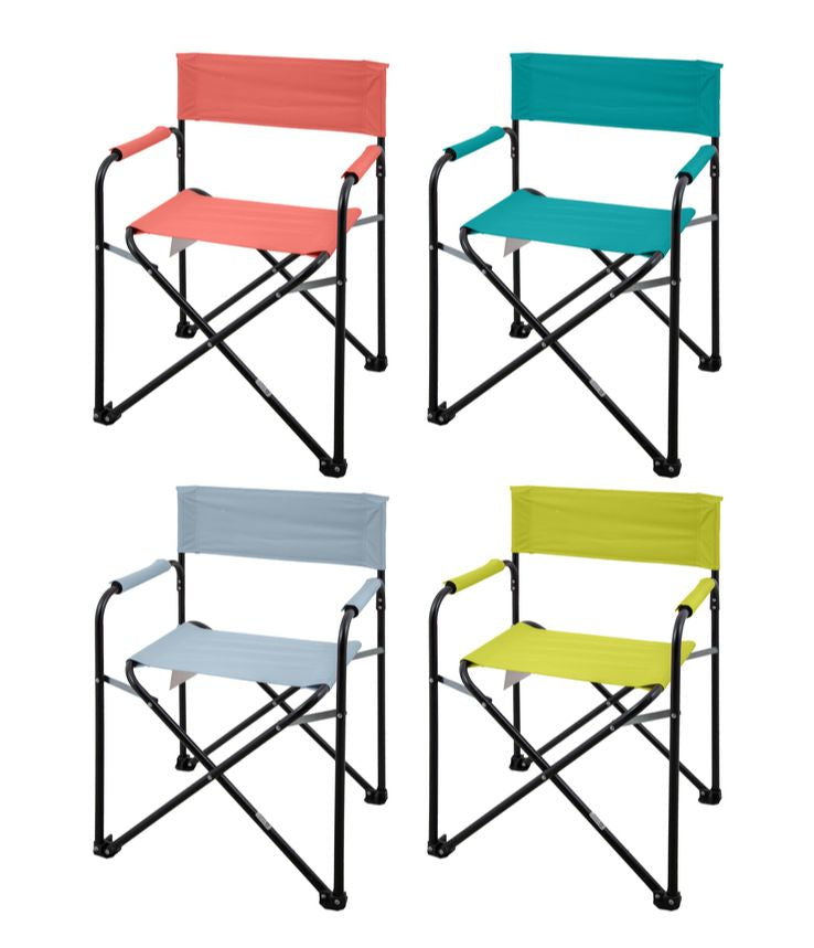 Sedia regista struttura in acciaio - vari colori - La Dea Sedia