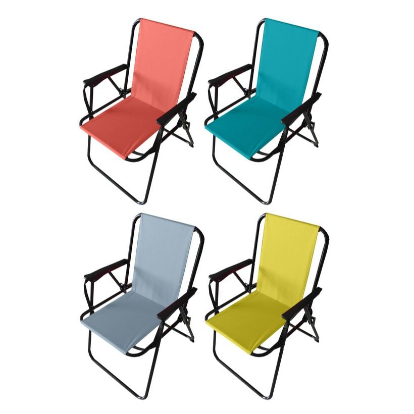 Sedia relax Beach struttura in acciaio - vari colori - La Dea Sedia