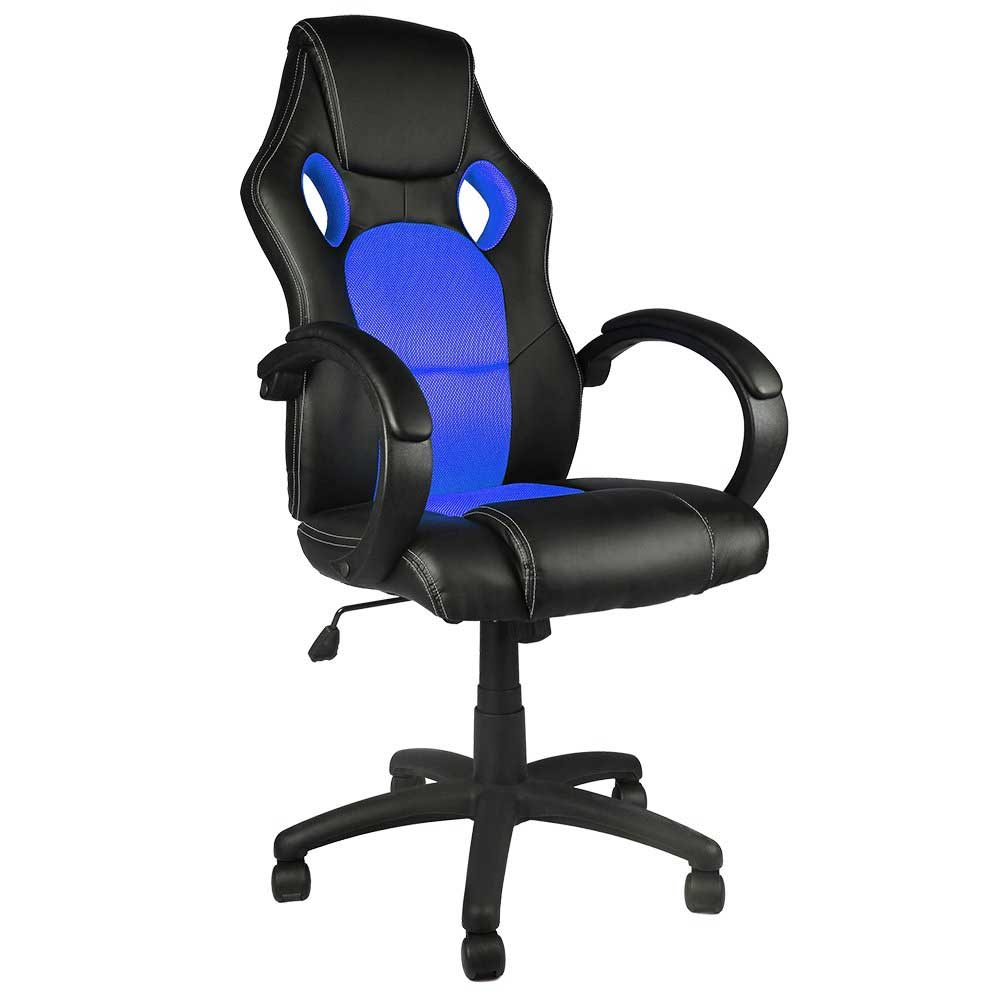 Sedia Poltrona Da Ufficio Direzionale Gaming Blu - La Dea Sedia