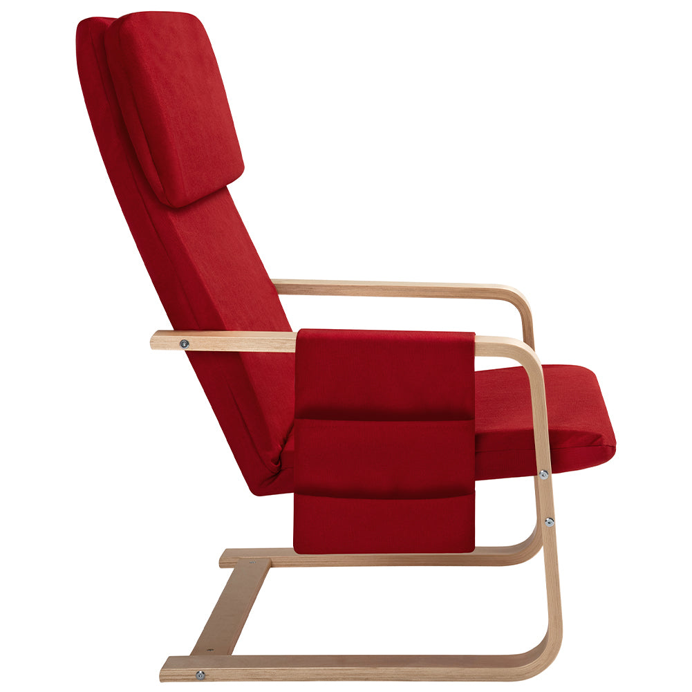 Sedia Poltrona Relax Ergonomica Rossa - La Dea Sedia