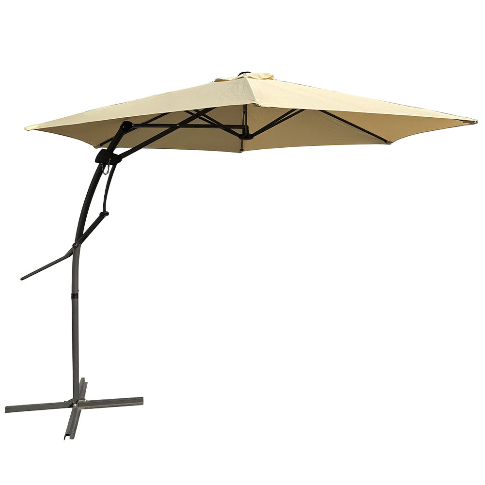 Ombrellone da Giardino Beige Decentrato 3 x 3 Air Vent - Arredo Esterno