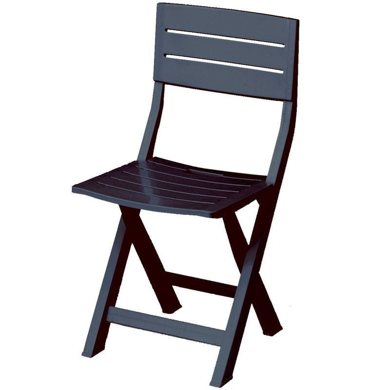 Set 4 sedie pieghevoli in resina Gilda - Arredo Esterno