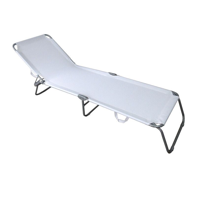 Lettino Prendisole Katia Mare acciaio pieghevole - Arredo Esterno