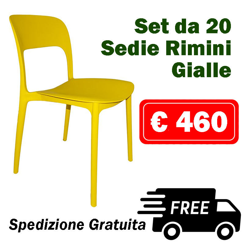 Set da 20 Sedie Rimini da esterno - La Dea Sedia
