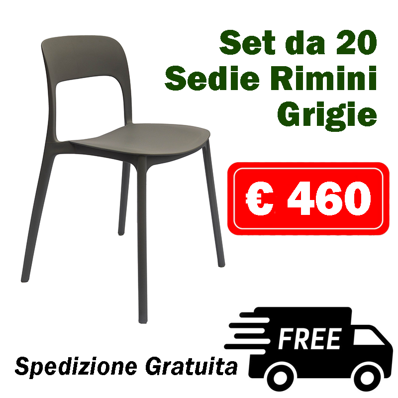 Set da 20 Sedie Rimini da esterno - La Dea Sedia 3