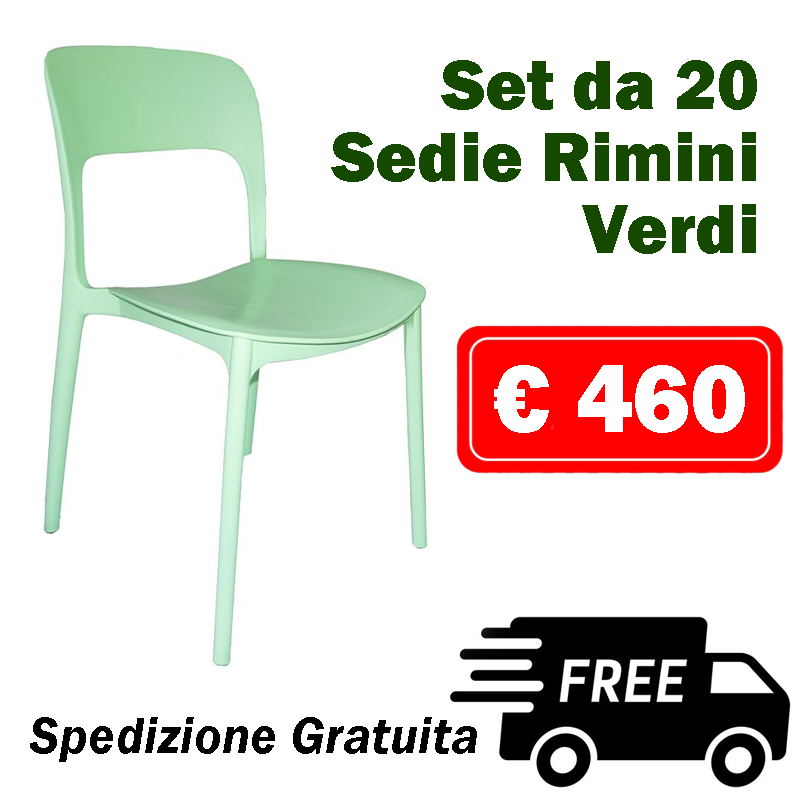 Set da 20 Sedie Rimini da esterno - La Dea Sedia 6