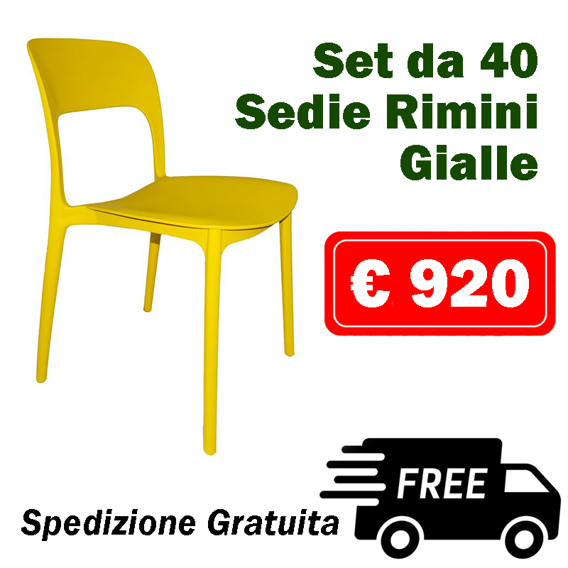 Set da 40 Sedie Rimini da esterno - La Dea Sedia 3