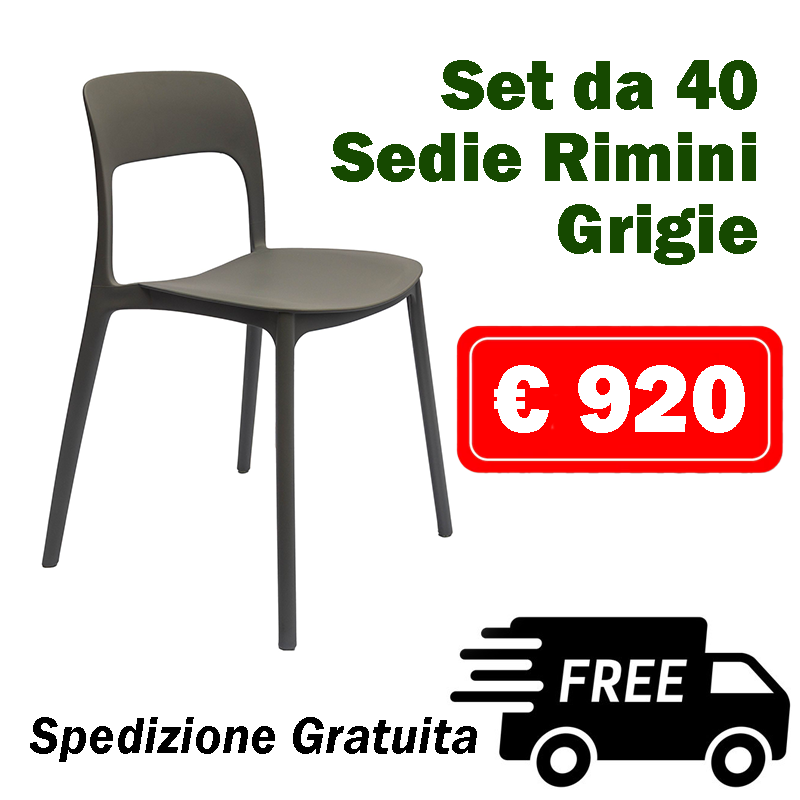 Set da 40 Sedie Rimini da esterno - La Dea Sedia 4