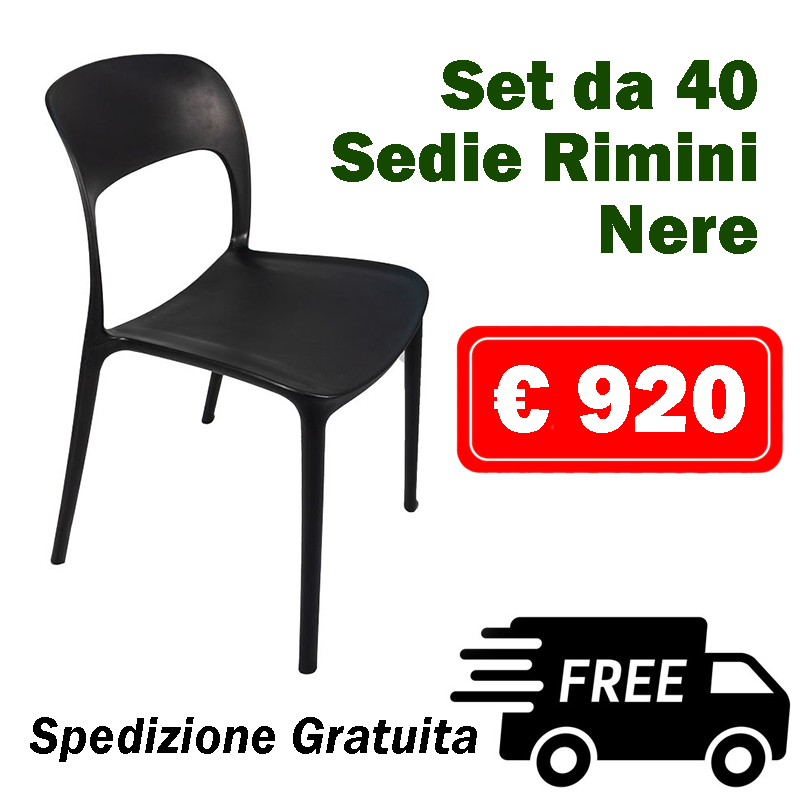 Set da 40 Sedie Rimini da esterno - La Dea Sedia 5