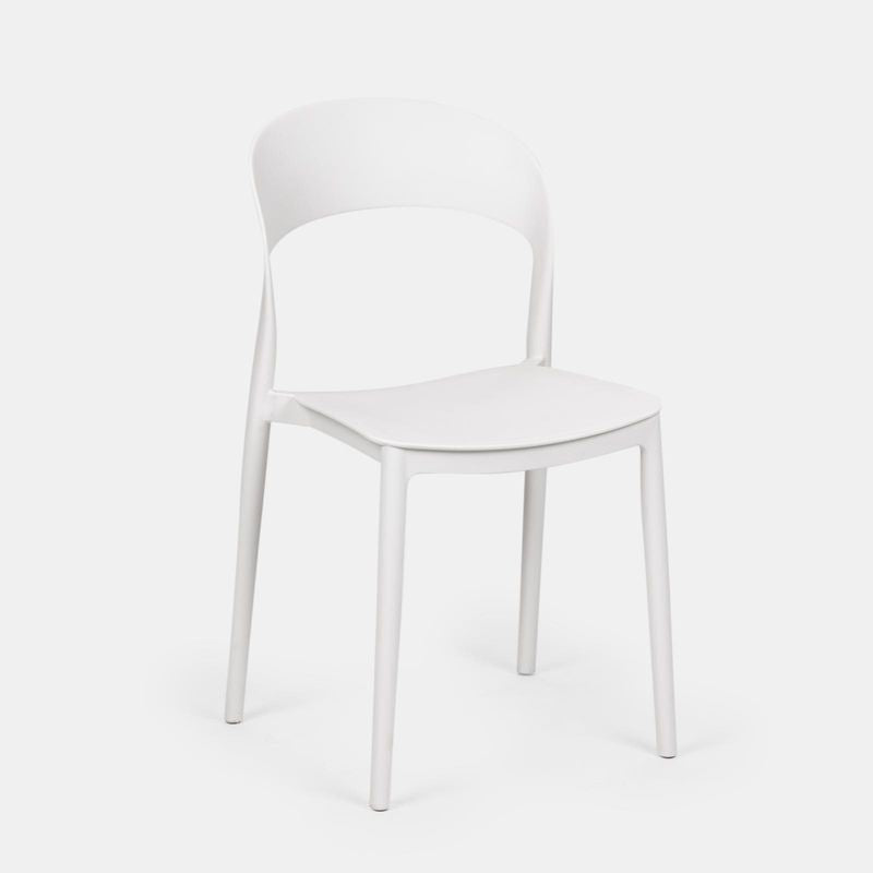 Set 4 sedie impilabili Luna - Arredo esterno