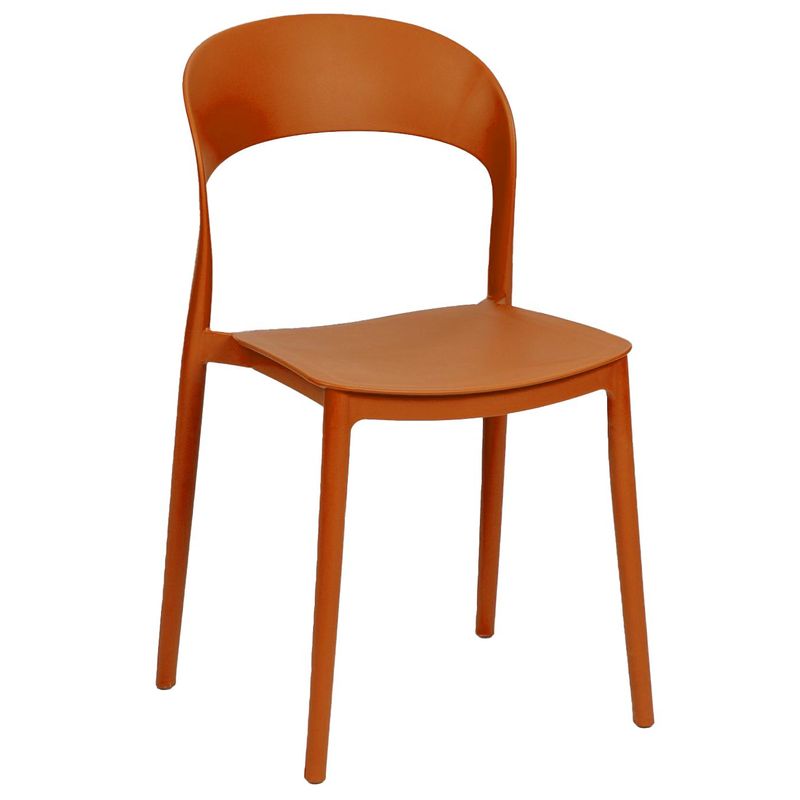 Set 4 sedie impilabili Luna - Arredo esterno 4