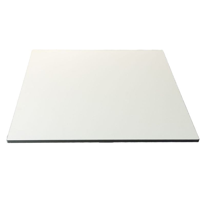 Piano per Tavolo Contract 80x80 HPL 1.2 Bianco - Arredo Ristorazione
