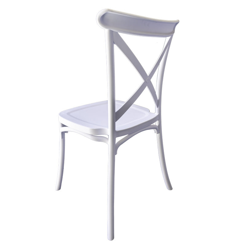 24 Sedie Cross bianche