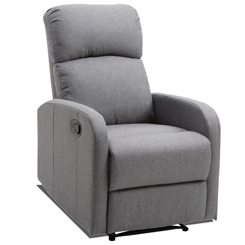 Poltrona relax manuale Giulia colore grigio - La Dea Sedia