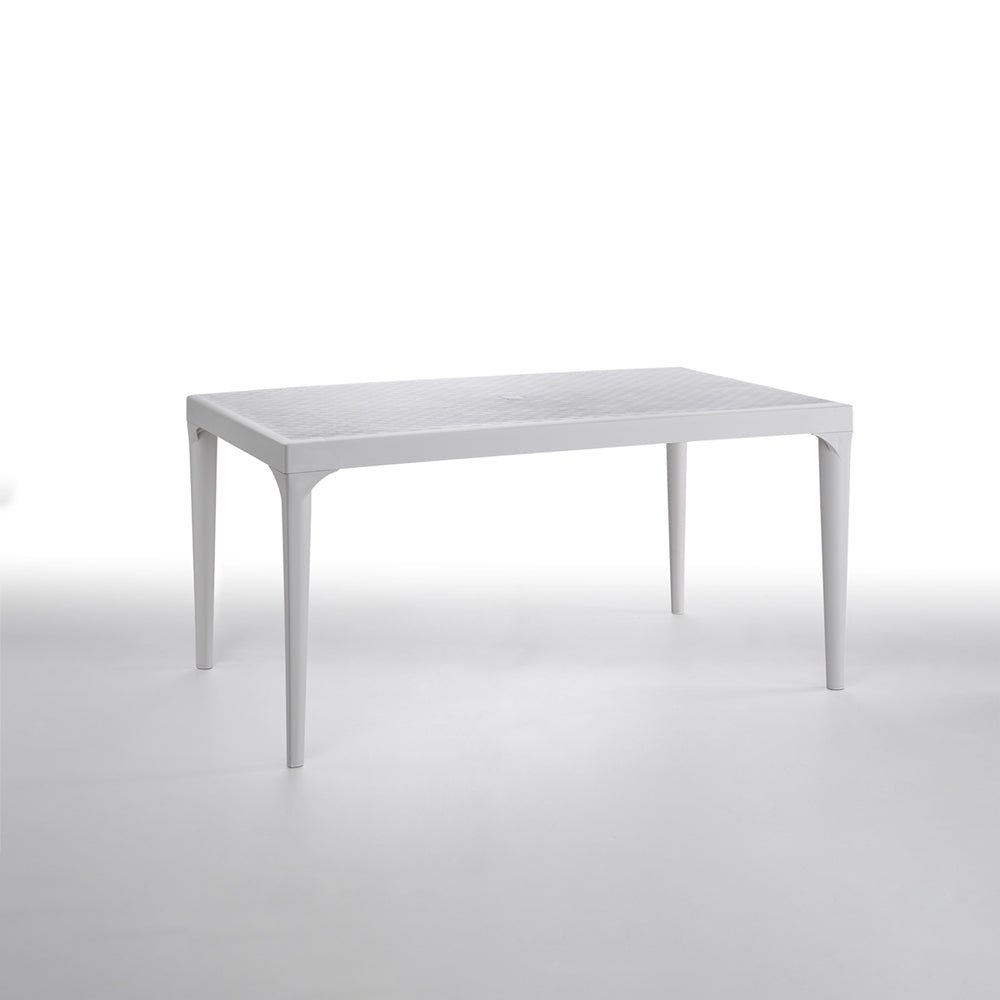 Tavolo Oslo da esterno 150 x 90 cm colore bianco