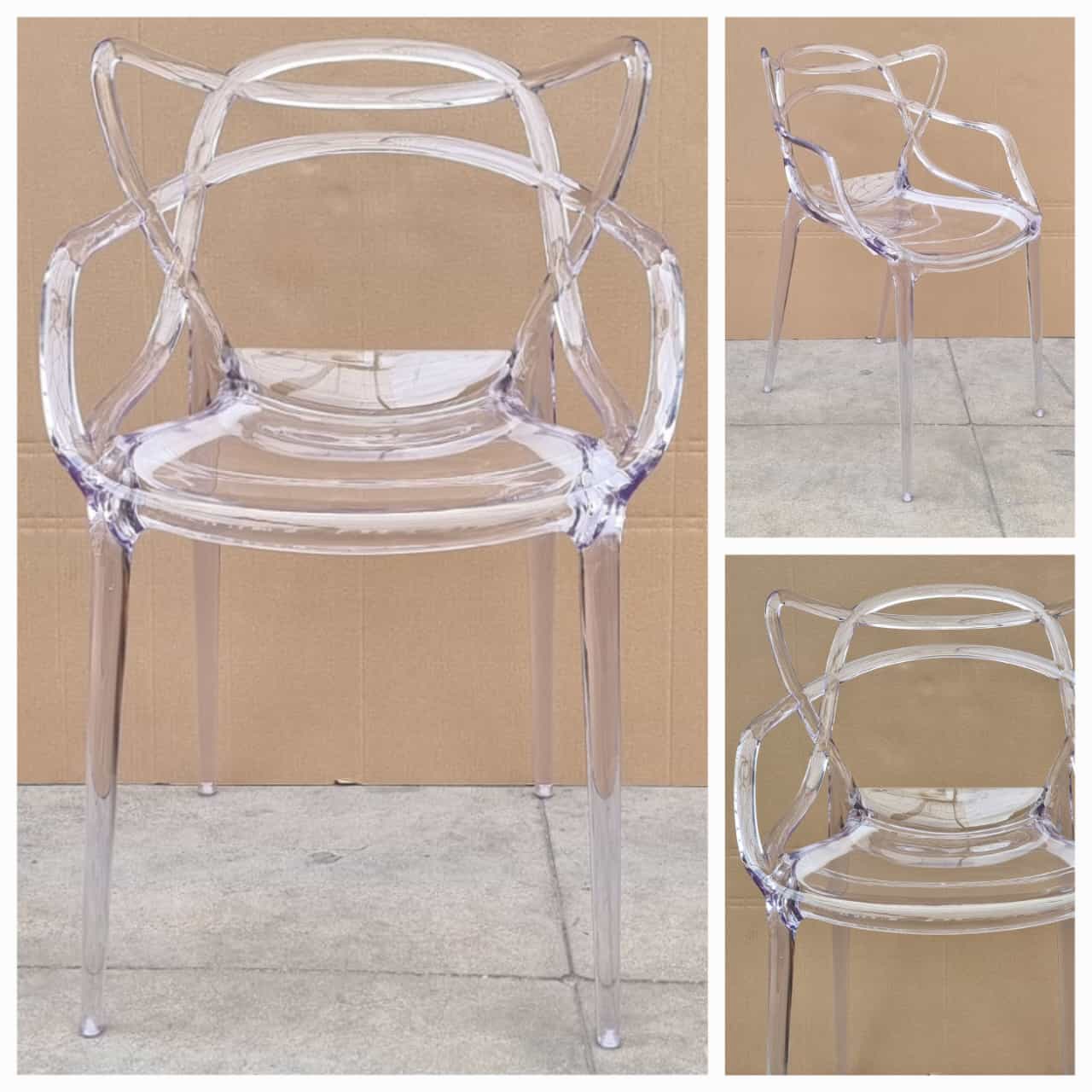 4 Sedie Design Firenze Trasparente in Policarbonato - Dea Sedia