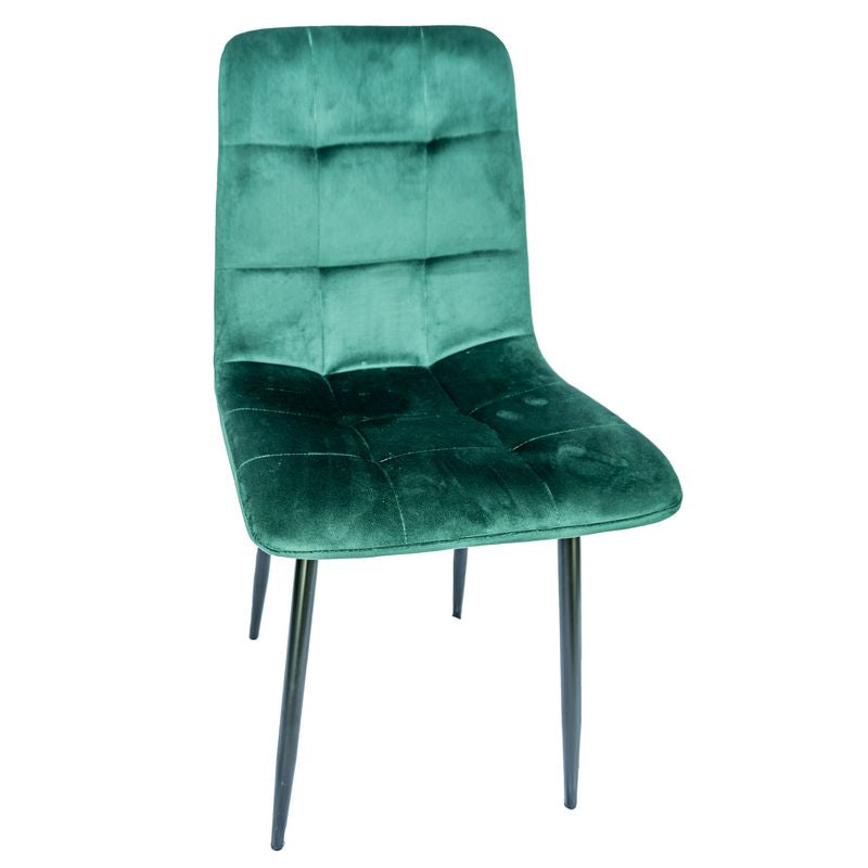 4 sedie daniela velluto verde