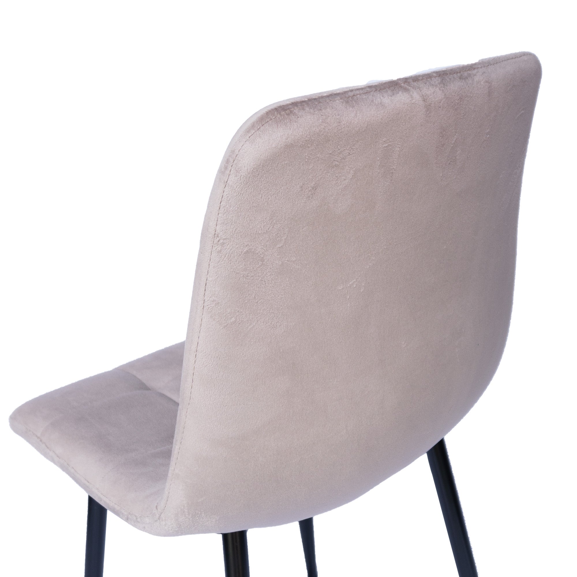 4 sedie daniela velluto tortora 3