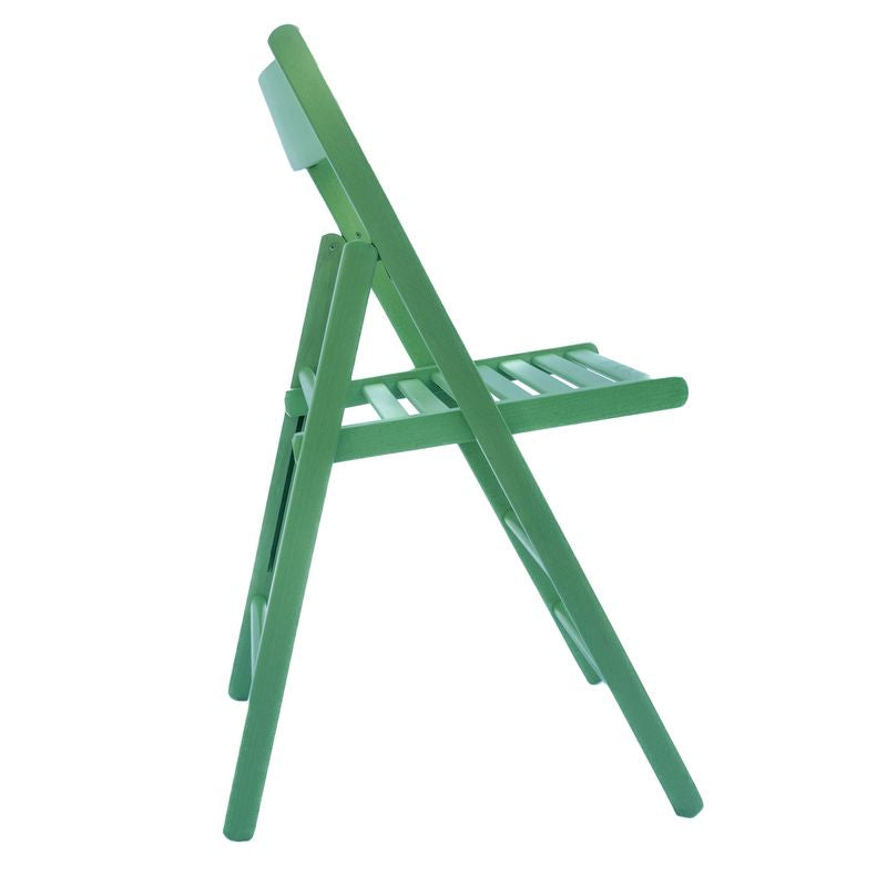 4 Sedie Pieghevoli in legno Verde Salvia - La Dea Sedia 3