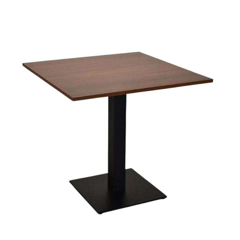 Tavolo Contract con piano noce 70×70 altezza 1.8 cm - Kit base+tavolo