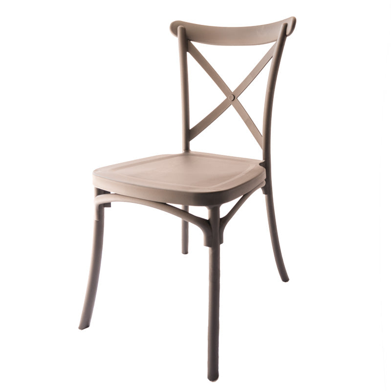 Sedia Cross tortora  - La Dea Sedia