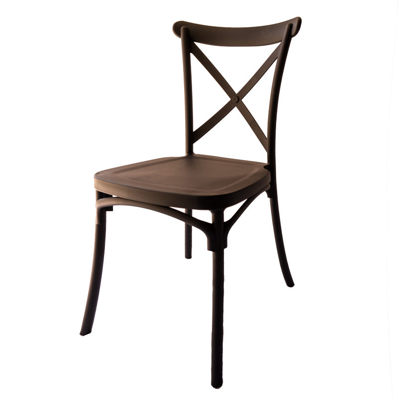Sedia Cross Marrone - La Dea Sedia
