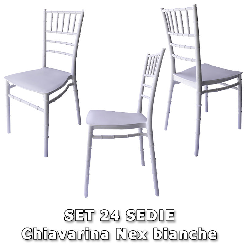 Set 24 sedie chiavarina next