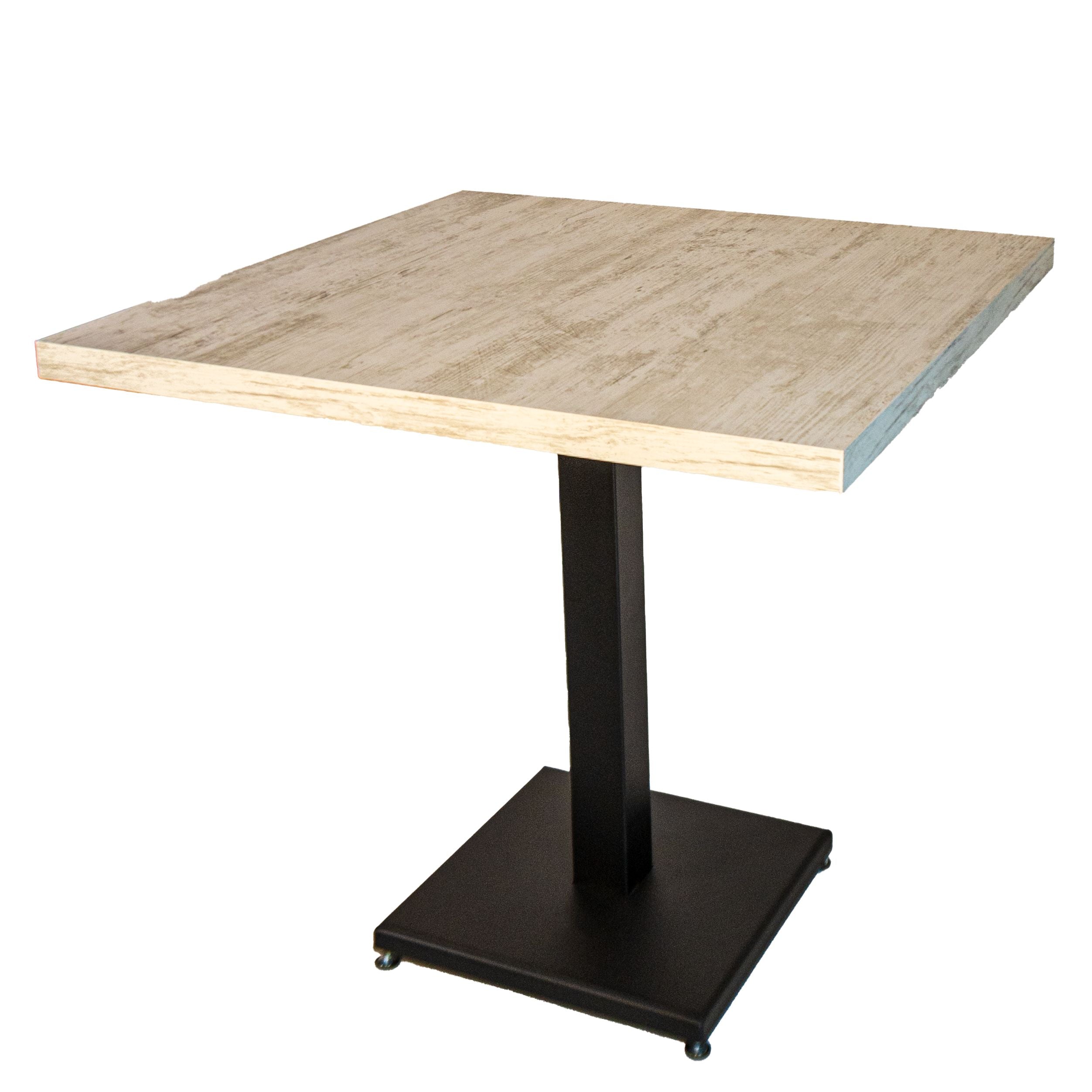 Tavolo Contract con 80x80cm Betulla - Arredo Ristorazione - Kit base+tavolo