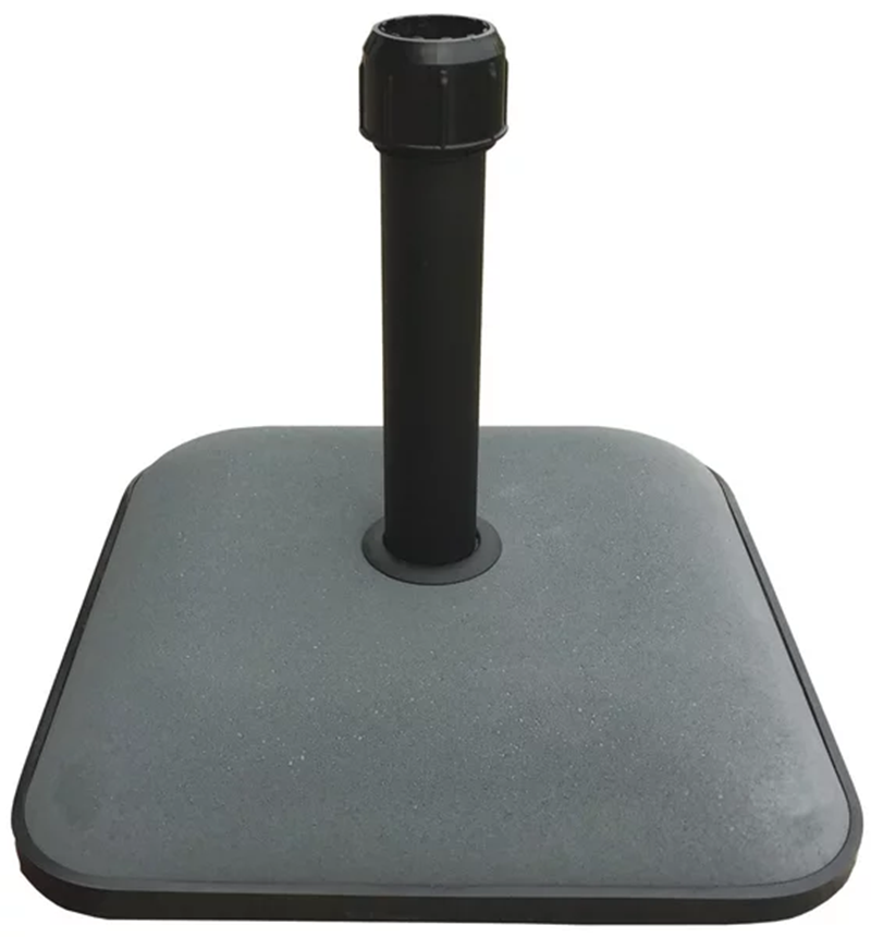 Base Ombrellone Kroma in Cemento da 25kg colore Grigio - Arredo Esterno