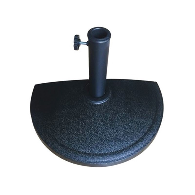 Base Ombrellone da Muro forma Mezza Luna Antracite - Arredo Esterno