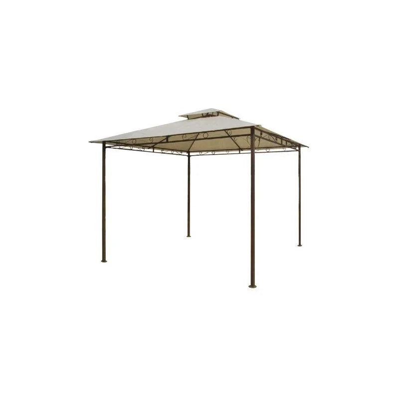 Gazebo in Acciaio da giardino Haiti 3x3mt - Arredo Esterno