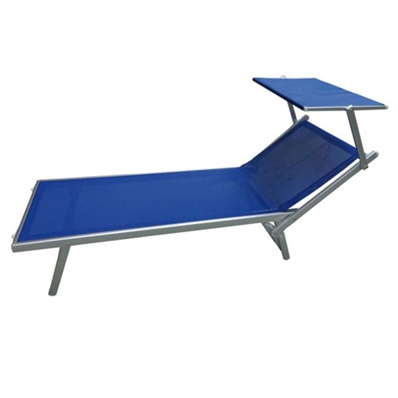 Lettino Prendisole Rimini Blu - Arredo Esterno