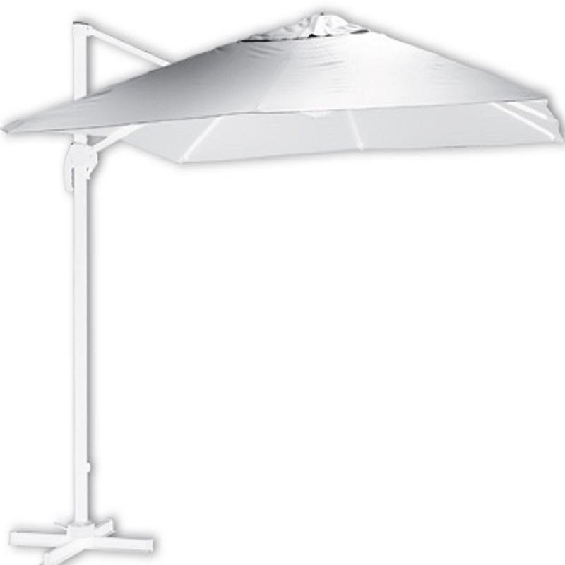 Ombrellone Alluminio Quadro Laterale Premium White Mt.3X3