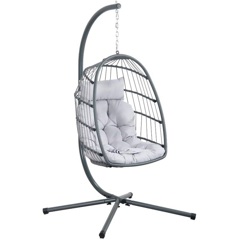 Poltrona Sospesa Gaia Grey