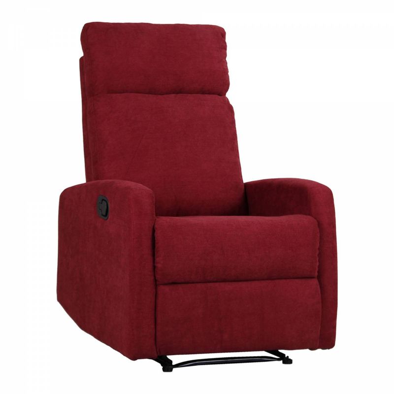 Poltrona relax manuale Samoa colore bordeaux