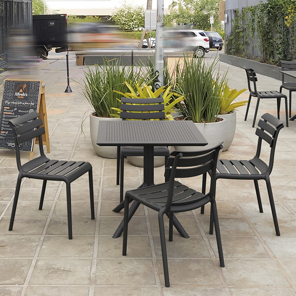 Set 4 sedie impilabili monoblocco Puli - La Dea Sedia 3