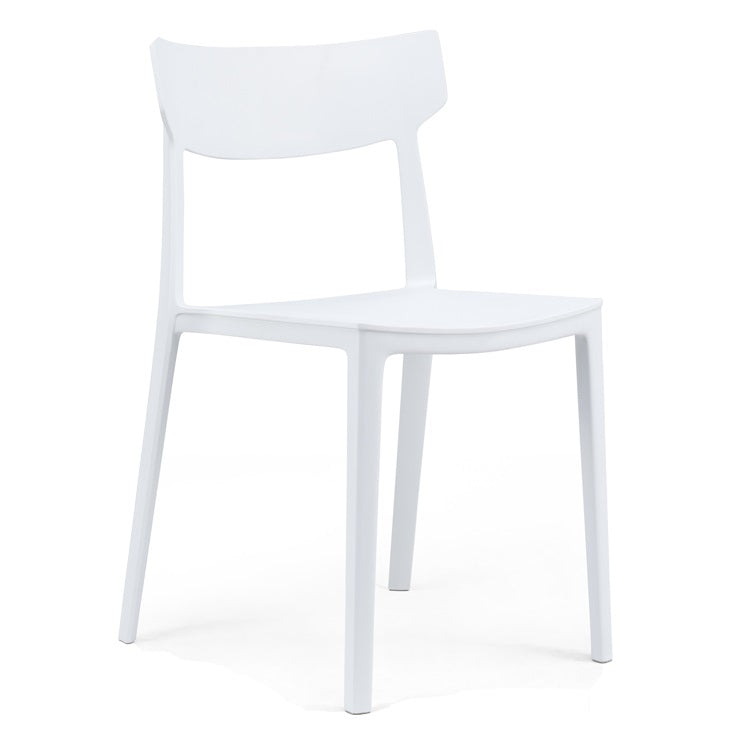 Sedia Amalfi Bianca in polipropilene 4 Pz
