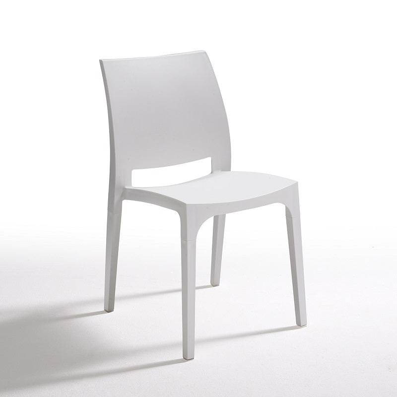 Sedia Love Impilabile Bianca - Set 4 Sedie - Arredo Esterno