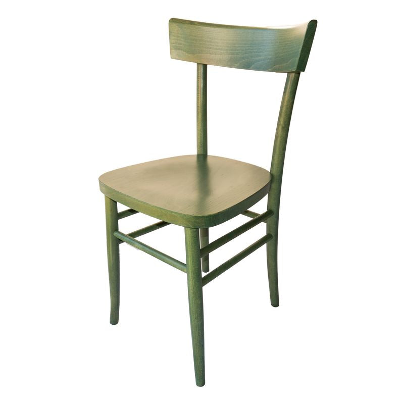 Sedia Milano Anilina Verde - La Dea Sedia