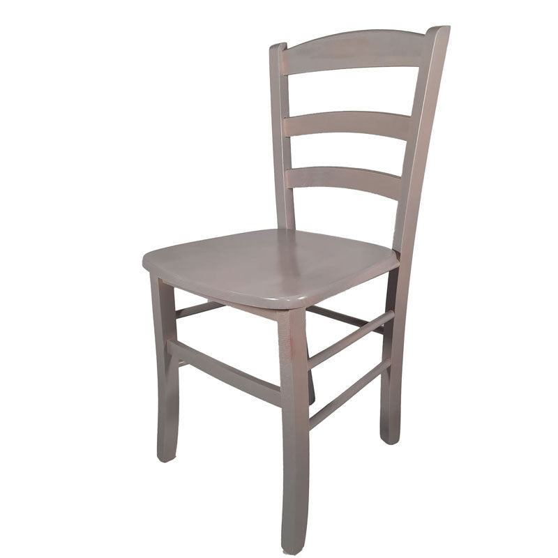 Sedia Paesana Massello Anilina Grigia