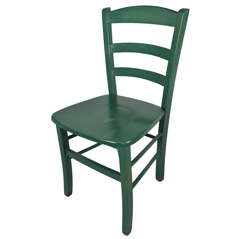 Sedia Paesana Massello Anilina Verde