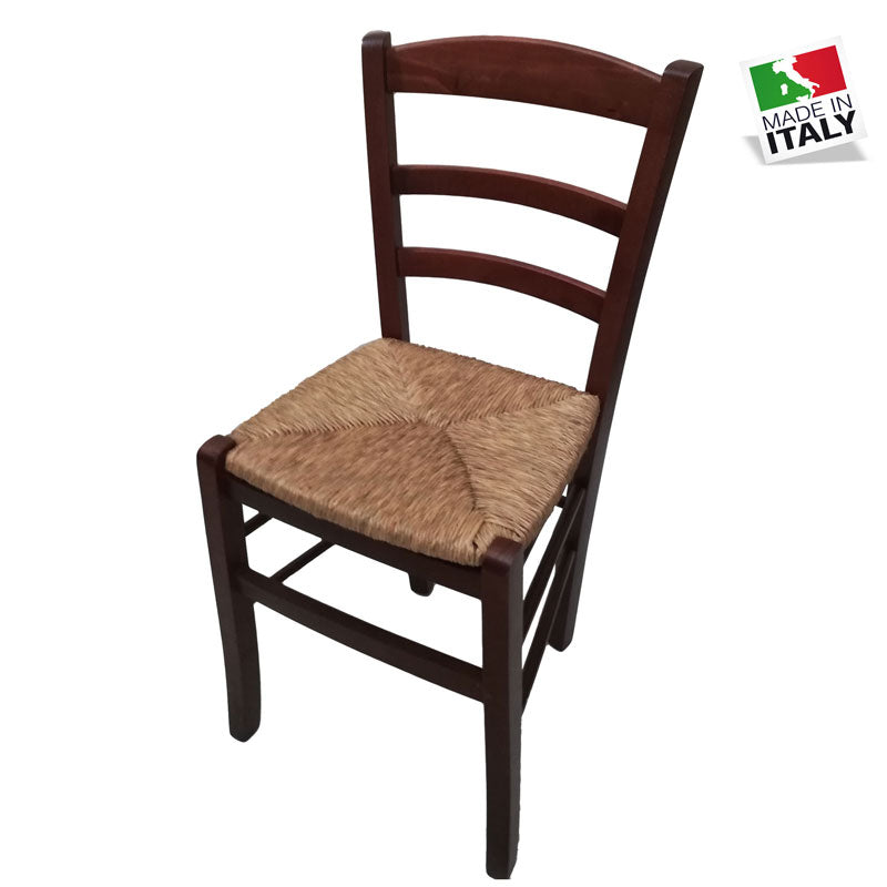 Sedia Paesana Paglia Noce h45 1