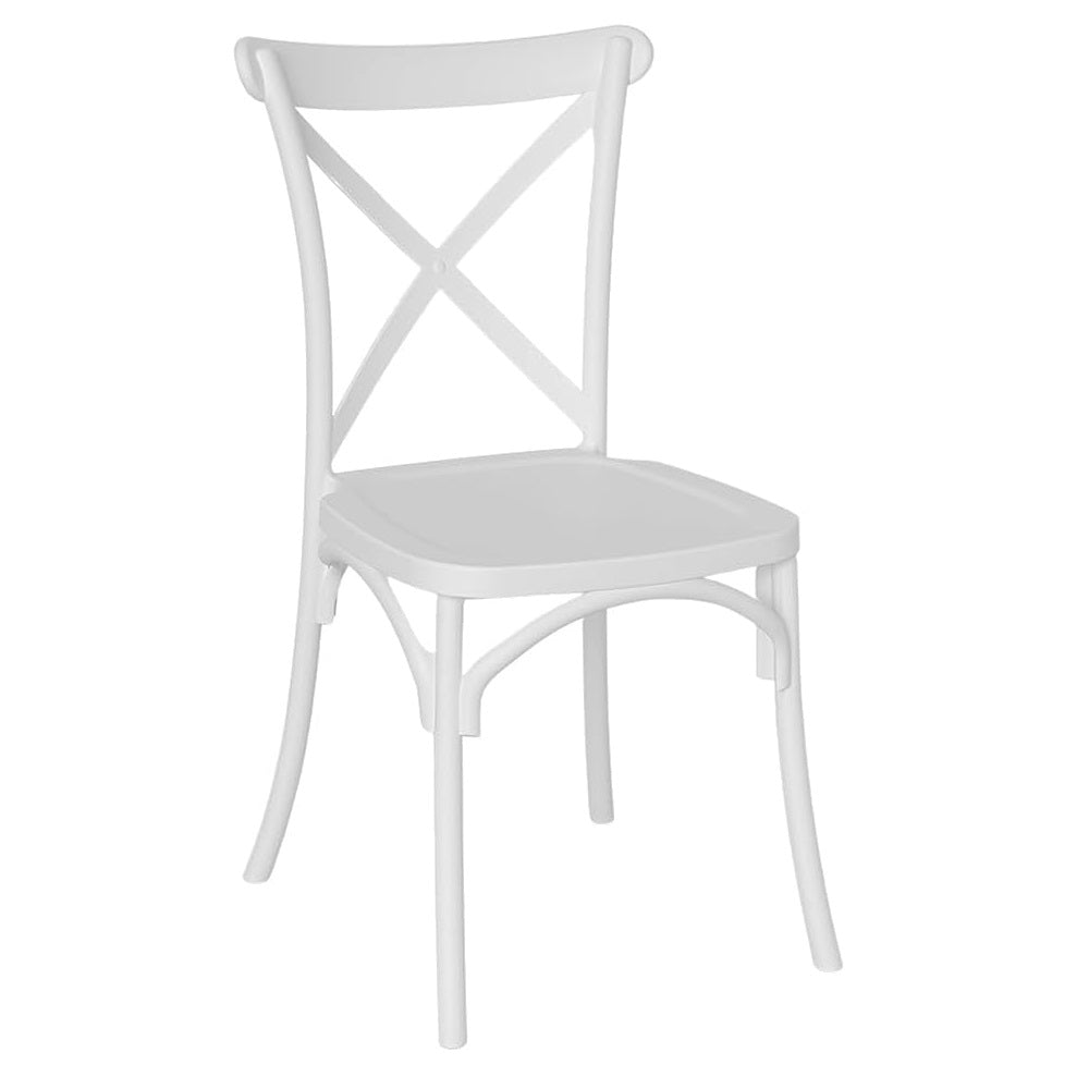 Sedia Pompei Bianca in Polipropilene 4 Pz