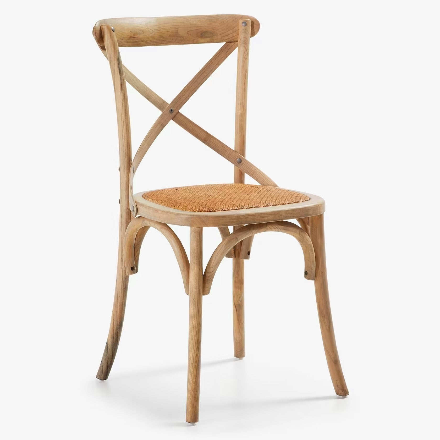 Sedia Pompei Wood seduta Paglia colore Naturale 4 Pz