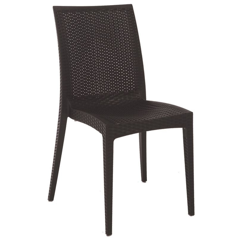 Sedia Rattan Bistrot Antracite - Arredo Esterno