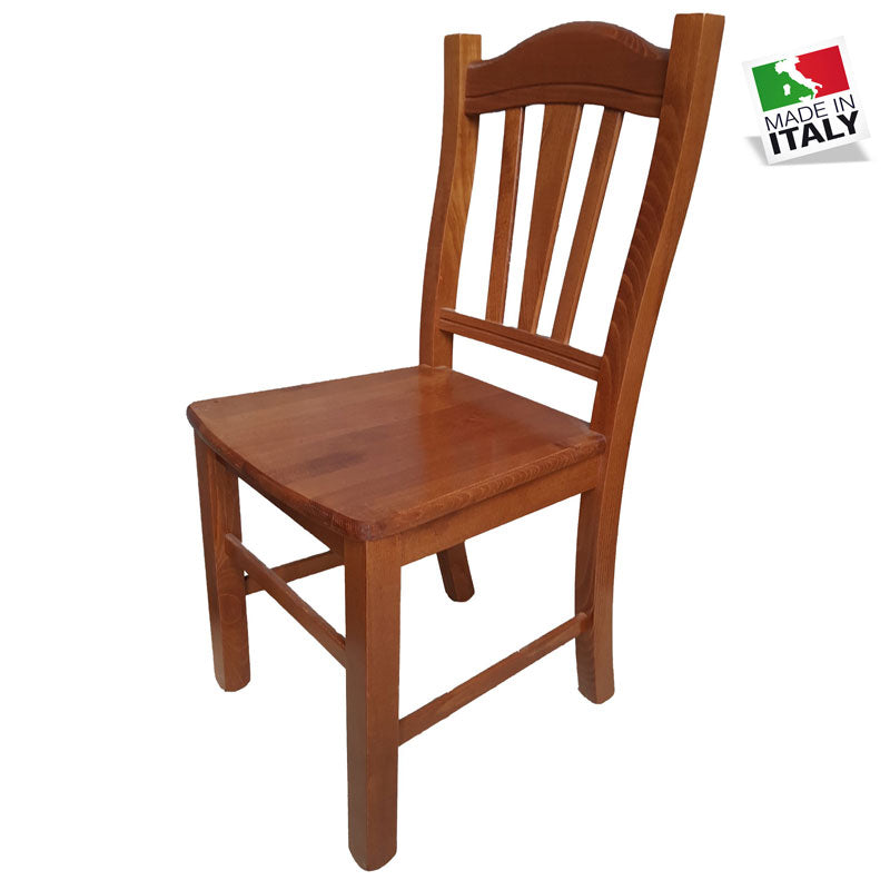 Sedia Silvana Massello Noce Stock